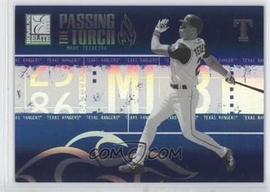 2005 Donruss Elite - Passing the Torch - Blue #PT-21 - Mark Teixeira /1000