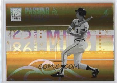 2005 Donruss Elite - Passing the Torch - Gold #PT-10 - Dale Murphy /100