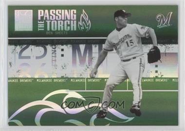 2005 Donruss Elite - Passing the Torch - Green #PT-6 - Ben Sheets /250