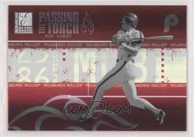 2005 Donruss Elite - Passing the Torch - Red #PT-23 - Mike Schmidt /500