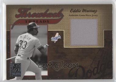 2005 Donruss Elite - Throwback Threads #TT-14 - Eddie Murray /100