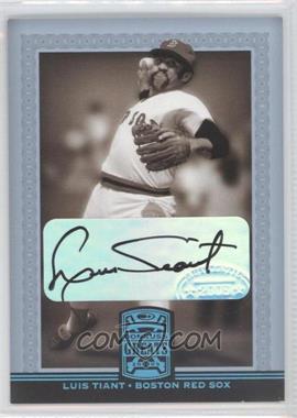 2005 Donruss Greats - [Base] - Platinum Holofoil Signatures #54 - Luis Tiant /50