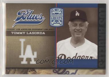 2005 Donruss Greats - Blues Materials - Los Angeles Dodgers #DB-4 - Tommy Lasorda