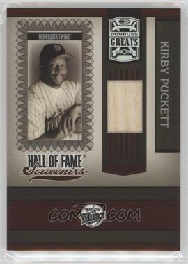 2005 Donruss Greats - Hall of Fame Souvenirs - Bats #HOFS-20 - Kirby Puckett