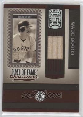 2005 Donruss Greats - Hall of Fame Souvenirs - Bats #HOFS-27 - Wade Boggs
