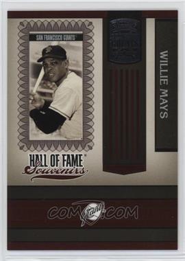 2005 Donruss Greats - Hall of Fame Souvenirs #HOFS-1 - Willie Mays