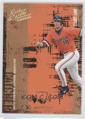 2005 Donruss Leather & Lumber - [Base] - Gold #58 - Javy Lopez /50