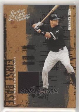 2005 Donruss Leather & Lumber - [Base] - Jerseys #108 - Paul Konerko /150