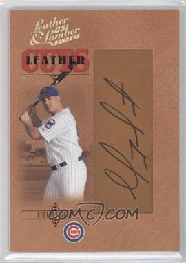 2005 Donruss Leather & Lumber - [Base] - Leather Cuts #LC-159 - Geovany Soto /256
