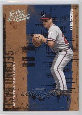 2005 Donruss Leather & Lumber - [Base] - Silver #91 - Marcus Giles /100