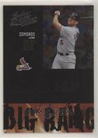 Jim Edmonds [EX to NM] #/2,000