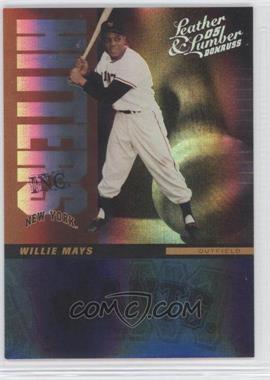 2005 Donruss Leather & Lumber - Hitters Inc. - Silver #HI-25 - Willie Mays /200