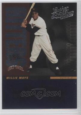 2005 Donruss Leather & Lumber - Hitters Inc. #HI-25 - Willie Mays /2000