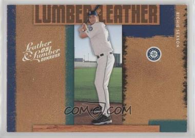 2005 Donruss Leather & Lumber - Lumber & Leather - Silver #LL-24 - Richie Sexson /100