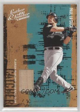 2005 Donruss Leather & Lumber - Materials - Bat #109 - Paul Lo Duca /250