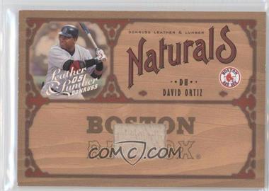 2005 Donruss Leather & Lumber - Naturals - Bat #N-8 - David Ortiz /100