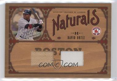 2005 Donruss Leather & Lumber - Naturals - Combos Jersey/Bat #N-8 - David Ortiz /100