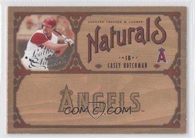 2005 Donruss Leather & Lumber - Naturals #N-5 - Casey Kotchman /2000