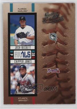 2005 Donruss Leather & Lumber - Rivals #R-10 - Josh Beckett, Chipper Jones /2000