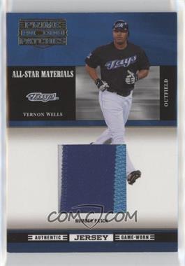 2005 Donruss Prime Patches - All-Star Materials - Jersey Number Patch #ASM-7 - Vernon Wells /35 [EX to NM]