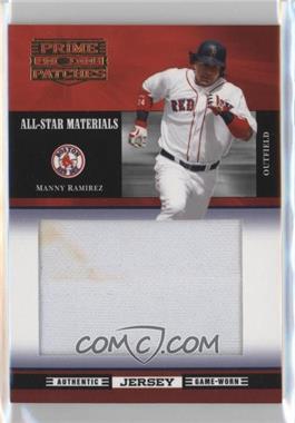 2005 Donruss Prime Patches - All-Star Materials - Jumbo Swatch #ASM-17 - Manny Ramirez /107 [Noted]
