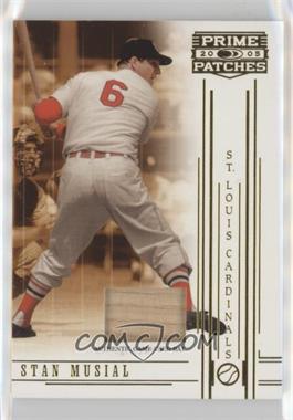 2005 Donruss Prime Patches - [Base] - Bat #86 - Stan Musial /150