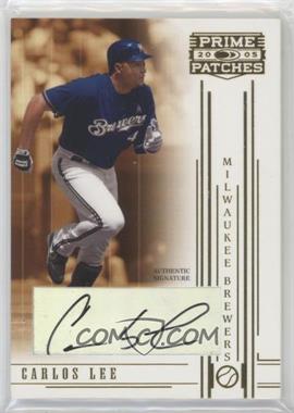 2005 Donruss Prime Patches - [Base] - Signatures #43 - Carlos Lee