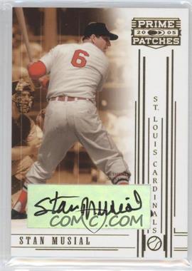 2005 Donruss Prime Patches - [Base] - Signatures #86 - Stan Musial