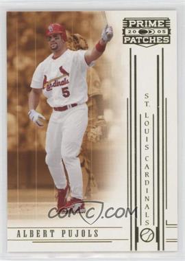 2005 Donruss Prime Patches - [Base] #69 - Albert Pujols