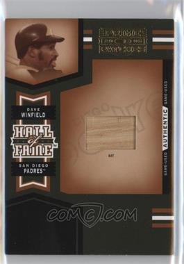 2005 Donruss Prime Patches - Hall of Fame - Bat #HF-7 - Dave Winfield /150 [Noted]