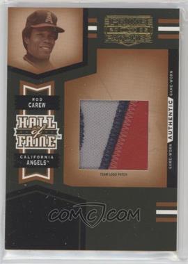 2005 Donruss Prime Patches - Hall of Fame - Team Logo Patch #HF-8 - Rod Carew /20