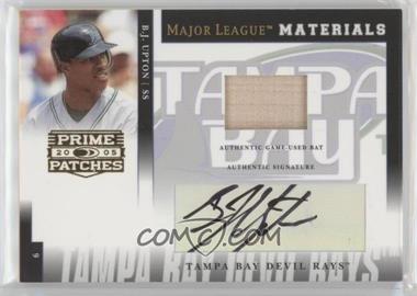 2005 Donruss Prime Patches - Major League Materials - Bat Signatures #MLM-22 - B.J. Upton /250