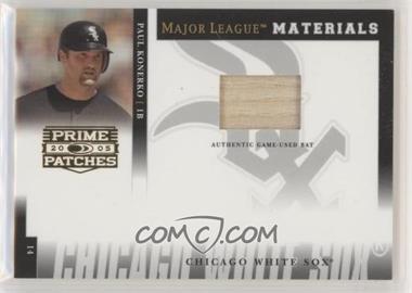 2005 Donruss Prime Patches - Major League Materials - Bat #MLM-2 - Paul Konerko /150