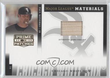 2005 Donruss Prime Patches - Major League Materials - Bat #MLM-2 - Paul Konerko /150