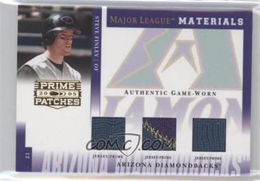 2005 Donruss Prime Patches - Major League Materials - Triple Swatch Prime #MLM-14 - Steve Finley /5