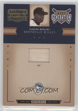 2005 Donruss Prime Patches - Next Generation - Bat #NG-12 - Dontrelle Willis /150