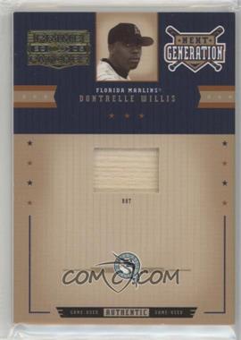 2005 Donruss Prime Patches - Next Generation - Bat #NG-12 - Dontrelle Willis /150