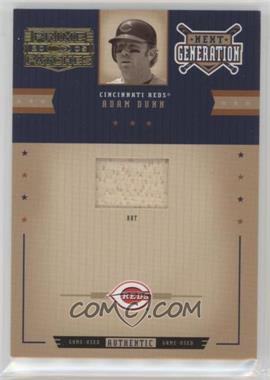 2005 Donruss Prime Patches - Next Generation - Bat #NG-4 - Adam Dunn /150