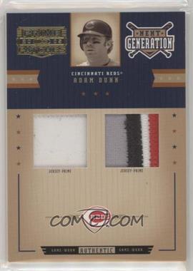 2005 Donruss Prime Patches - Next Generation - Double Jersey Prime #NG-4 - Adam Dunn /62