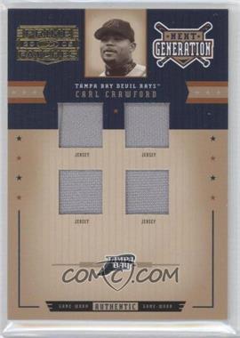 2005 Donruss Prime Patches - Next Generation - Quad Swatch #NG-13 - Carl Crawford /150