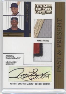 2005 Donruss Prime Patches - Past & Present - Double Number Patch Signatures #PP-10 - Junior Spivey /25