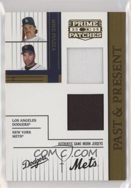 2005 Donruss Prime Patches - Past & Present - Double Swatch #PP-20 - Mike Piazza /150