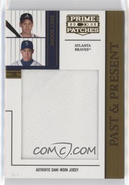 2005 Donruss Prime Patches - Past & Present - Jumbo Swatch #PP-5 - Bret Boone /294