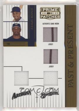 2005 Donruss Prime Patches - Past & Present - Quad Swatch #PP-10 - Junior Spivey /150