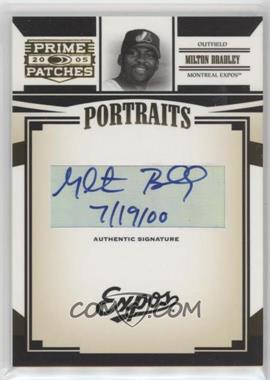 2005 Donruss Prime Patches - Portraits - Autographs #P-61 - Milton Bradley