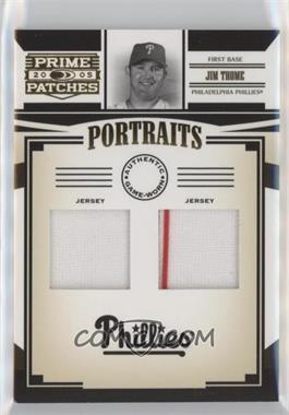 2005 Donruss Prime Patches - Portraits - Double Jersey #P-31 - Jim Thome /150 [EX to NM]