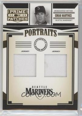 2005 Donruss Prime Patches - Portraits - Double Jersey #P-38 - Edgar Martinez /150