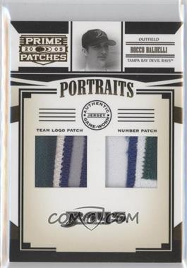 2005 Donruss Prime Patches - Portraits - Double Patch #P-36 - Rocco Baldelli /5