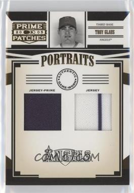 2005 Donruss Prime Patches - Portraits - Double Swatch Prime #P-84 - Troy Glaus /101