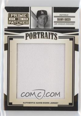 2005 Donruss Prime Patches - Portraits - Jumbo Jerseys #P-13 - Shawn Green /490
